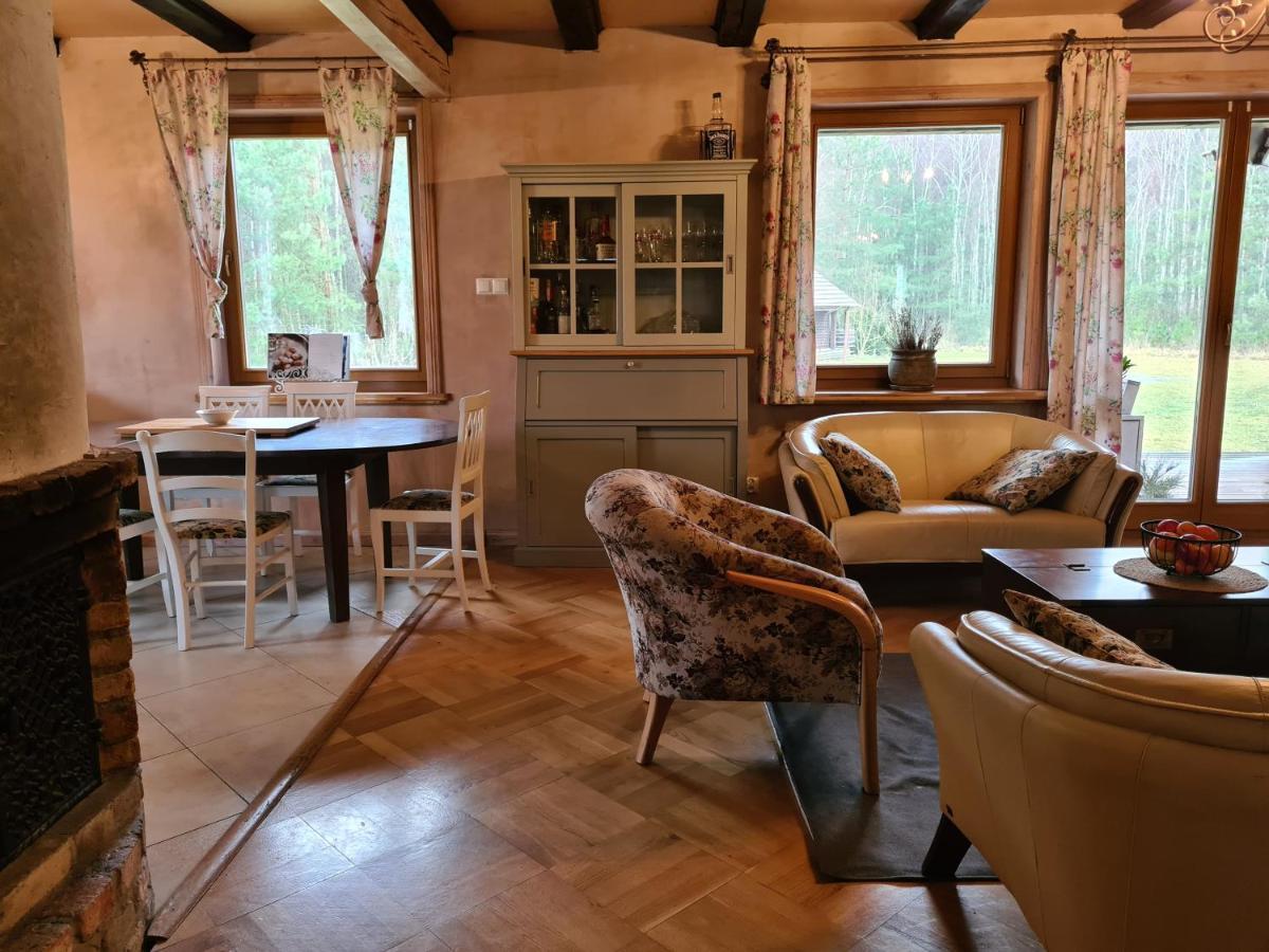 Dworek Ogrodniki, Caloroczny Dom Na Wylacznosc, Basen, Sauna, Las, Staw Rybny, Altana Grillowa, Ognisko, Pianino, Kominek, Piec Chlebowy, Duza Ogrodzona Posesja Tuczna Exterior foto